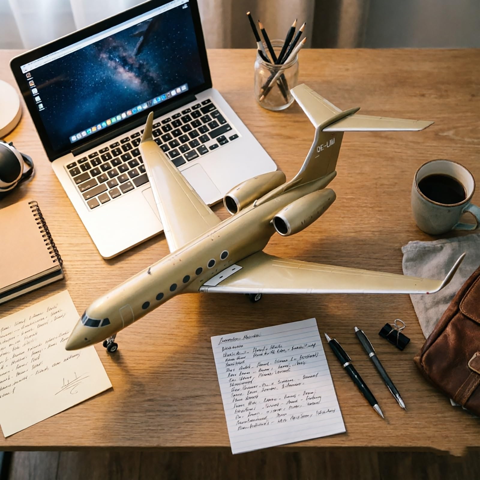 Modello jet privato G550 scala 1:200 resina grandi dimensioni con kit espositore, aereo pressofuso alta qualità for l'arredamento casa ufficio, collezionisti appassionati aviazione