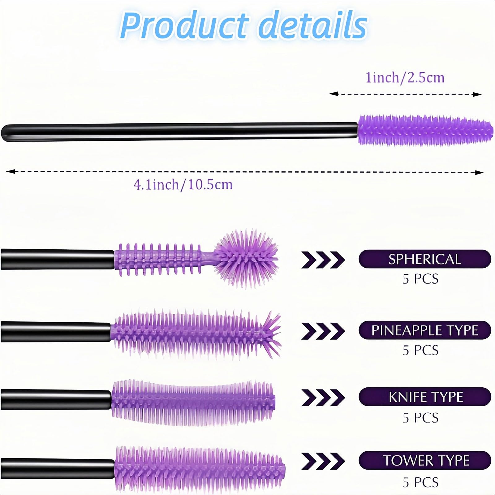 20PCS Sewing Machine Cleaning Brushes - Reusable Silicone Dense Bristle Brushes for Internal Parts, Bobbin Case & Spool Area - Lint Removal Tools for Nooks & Crannies (Purple)