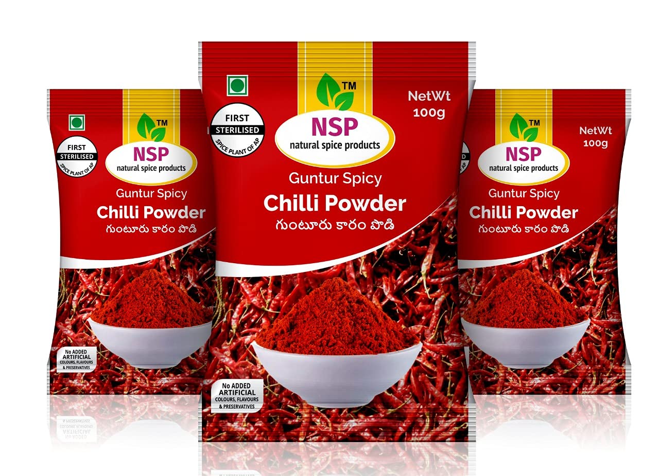 See full amazon price history chart for NSP Natural Spice Products |Guntur Spicy Red Chilli Powder (Lal Mirchi Powder) | Naturally Processed with Natural Oils |Farm Picked Fresh Natural Seeds|Blended Spice for Authentic Taste and Colour |3x100g (Pack of 3, 100g each) NSP Natural Spice Products |Guntur Spicy Red Chilli Powder (Lal Mirchi Powder) | Naturally Processed with Natural Oils |Farm Picked Fresh Natural Seeds|Blended Spice for Authentic Taste and Colour |3x100g (Pack of 3, 100g each) (B0948KYS4Y) Amazon Price History, Amazon Price Tracker