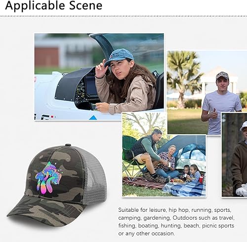 Miniatura 8 de Cap Magic Mushrooms Dad Hat for Men Graphic Denim Dad Hat Adjustable