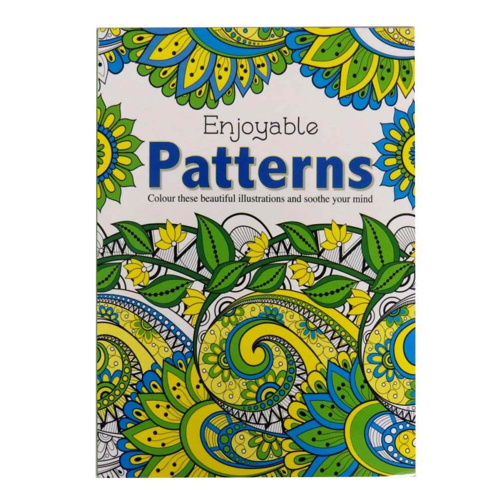 Martello Mind Relaxation Adult Colouring Book, Enjoyable Patterns