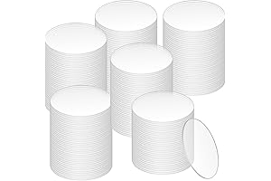 100-Piece 3-Inch Acrylic Discs: Perfect for Your DIY Decor Needs