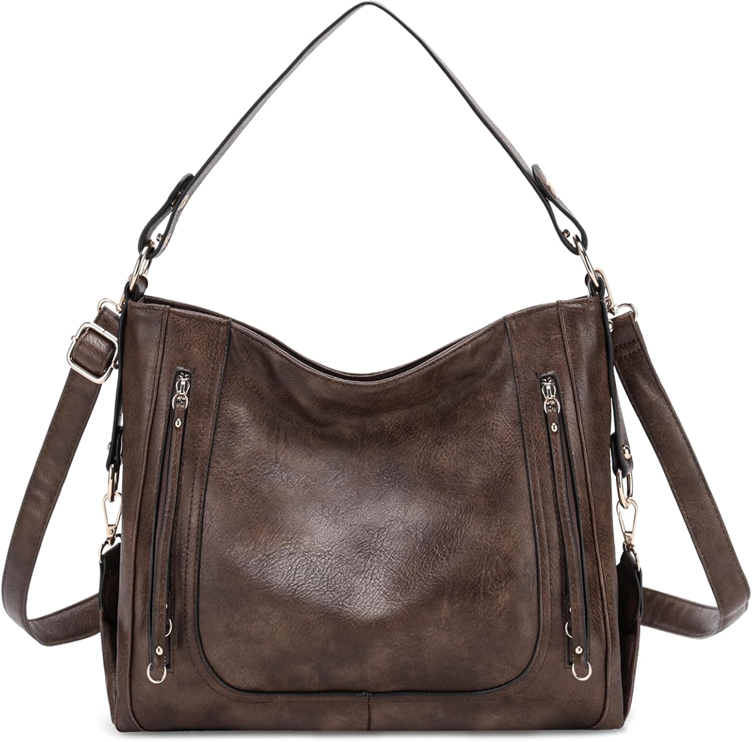 Kasqo Hobo Bags for Women,Large Ladies Purses and Handbags Vegan Leather Shoulder Bags Fashion Satchel Bag Tote Bags