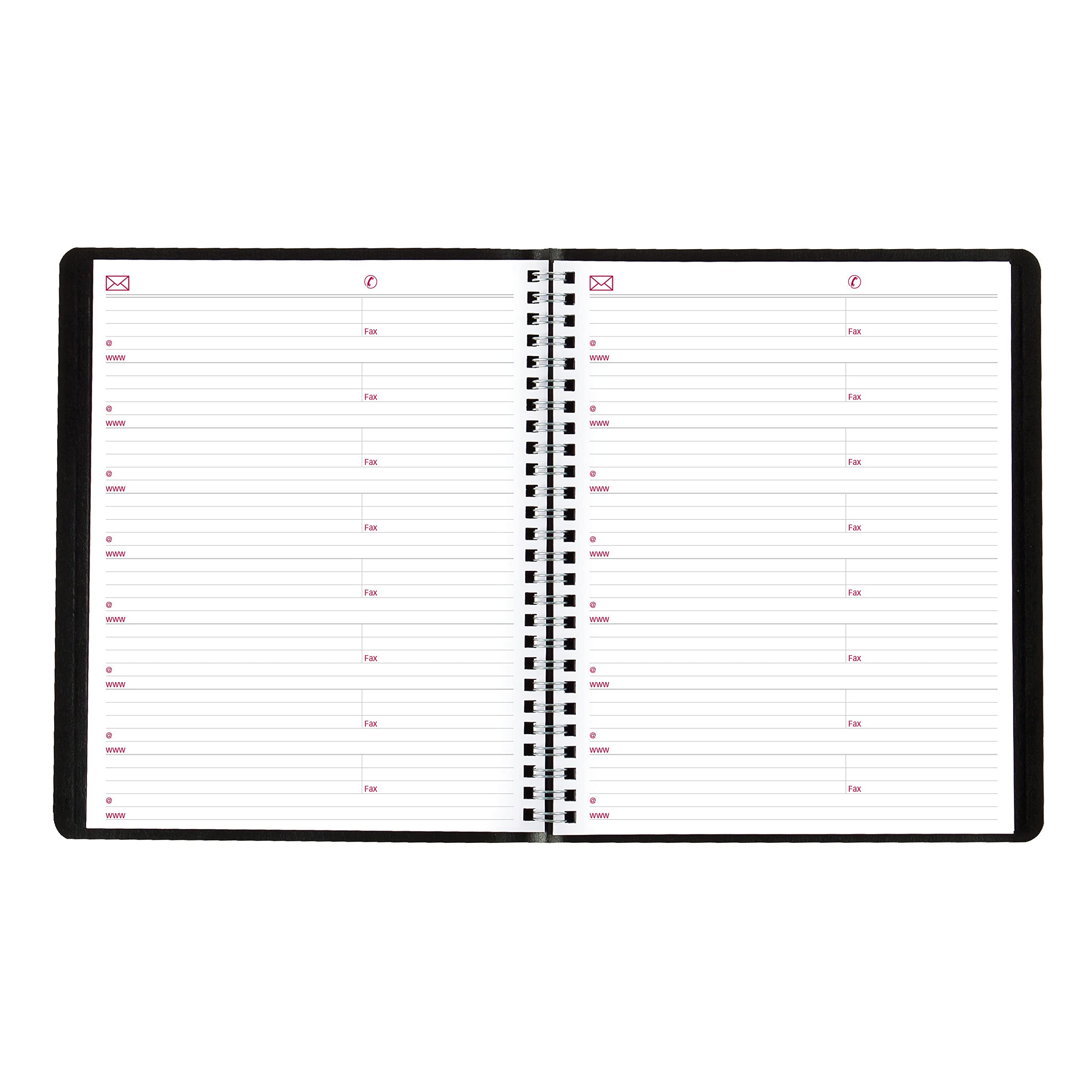 Brownline 2024 Essential Monthly Planner - 14 Months (Dec 2023-Jan 2025), Twin-Wire Bound, 8.875x7.125 Inches, Black