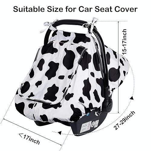Miniatura 6 de FIOBEE Funda de asiento de automóvil para bebé, fundas de asiento de automóvil para bebés, toldo de asiento de automóvil infantil con ventana de