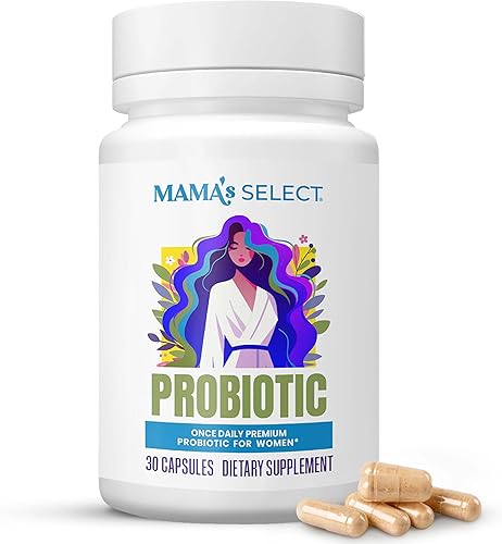 Mama's Select Probióticos prenatales para mujeres embarazadas  Embarazo, posparto y apoyo posparto  Ayuda a la lactancia, lactancia, digestión,