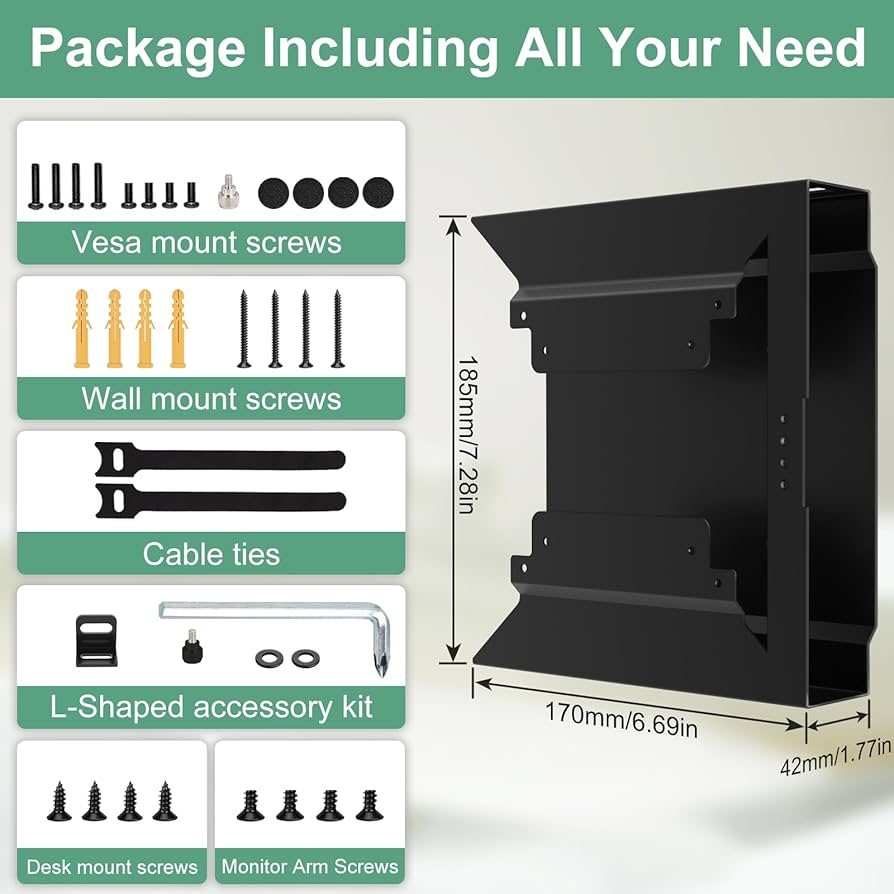 Amazon.co.jp: ミニPCマウント HPデスクトップミニPC壁VESA