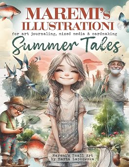 MAREMI'S Illustrationi for art journaling, mixed media & cardmaking SUMMER TALES 500+ Seasonal Images