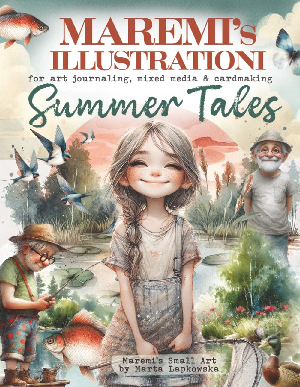 MAREMI'S Illustrationi for art journaling, mixed media & cardmaking SUMMER TALES: 500+ Seasonal Images
