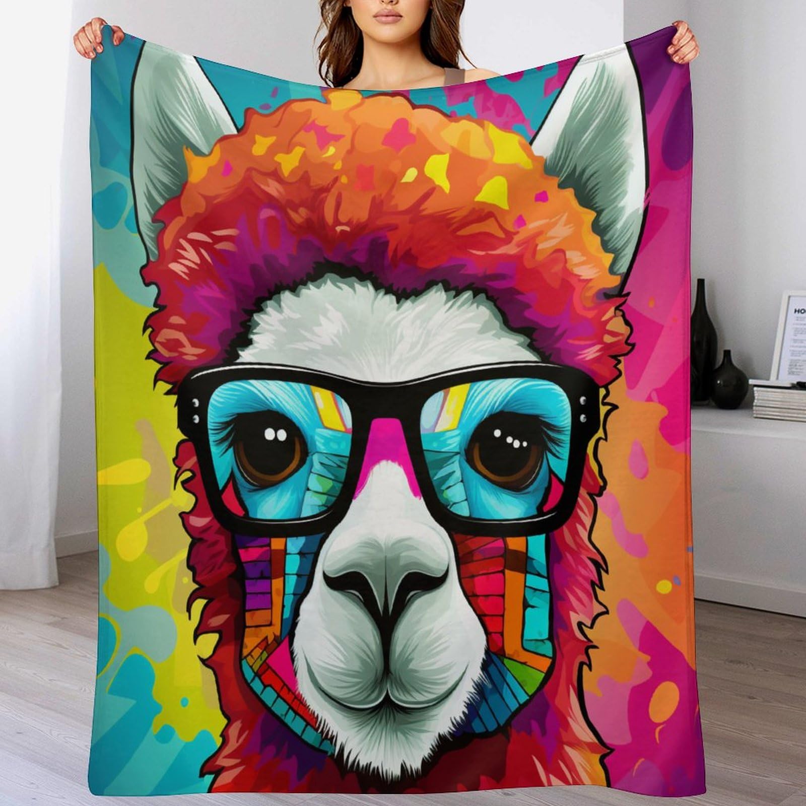 Manta de alpaca ideal para noches de sofá y lectura en invierno