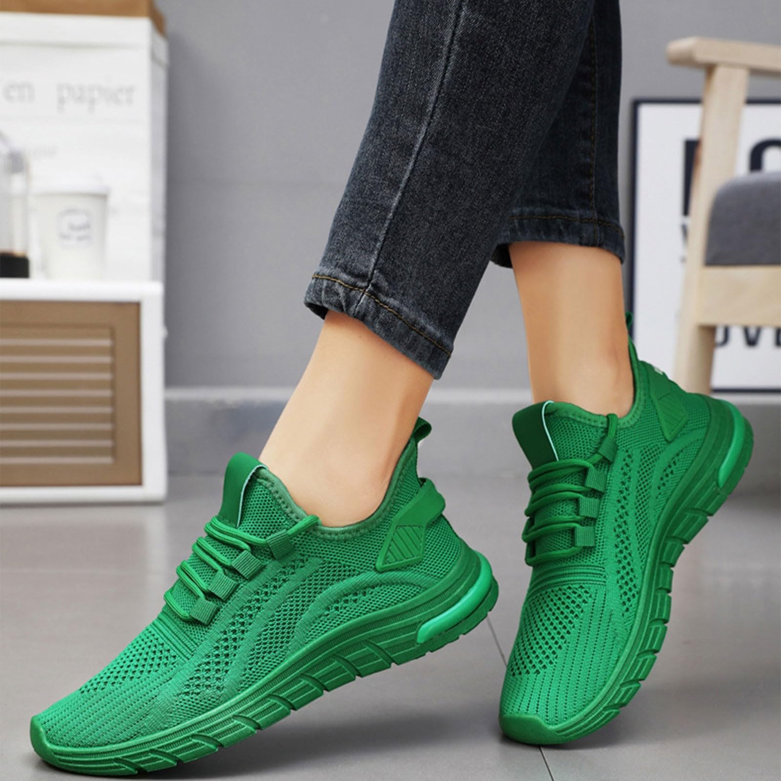 Scarpe Donna Sportive Leggere Scarpe Comode per Camminare Eleganti | Calzature Atletica in Rete Traspirante per Allenamento Palestra Sneakers Ragazza Leggerezza Assoluta Tessuto Sintetico