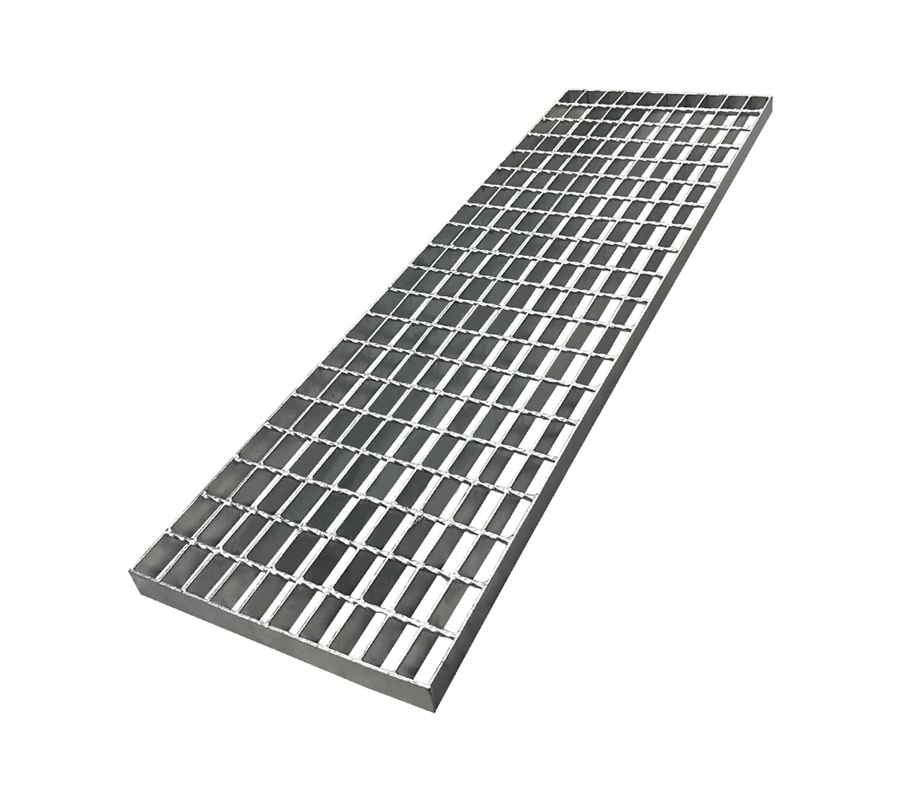 1000x300x30mm Caillebotis extérieur en Acier galvanisé,B125 Marche de caillebotis en Acier galvanisé,Rectangulaire,sans Cadre,pour Le Trottoir,l'escalier,Le Balcon,Le Jardin,Le Garage