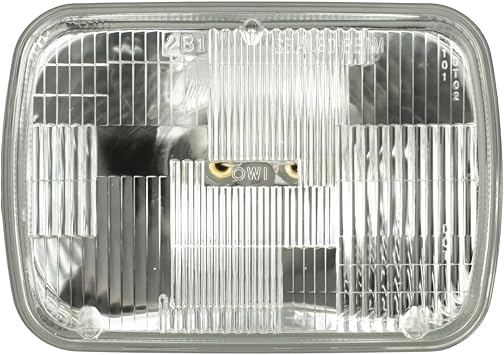 Profleet Sealed Beam Headlight, Replaces OWI H6054 | Halogen Sealed Beam Headlight 5x7, Premium Clear Glass High/Low Illumination