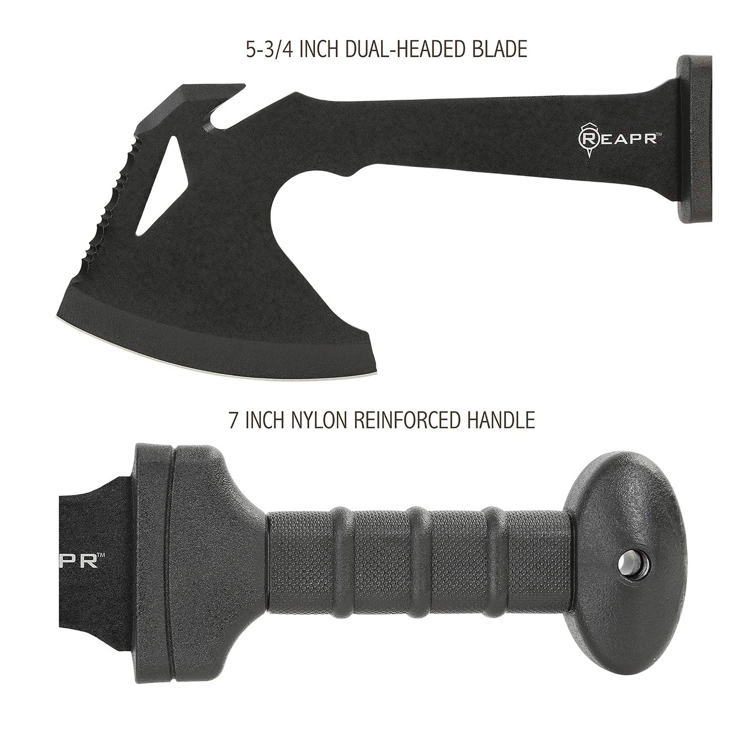 REAPR 11020 Meridius Battle Axe, Tactical Tomahawk, Survival Hatchet