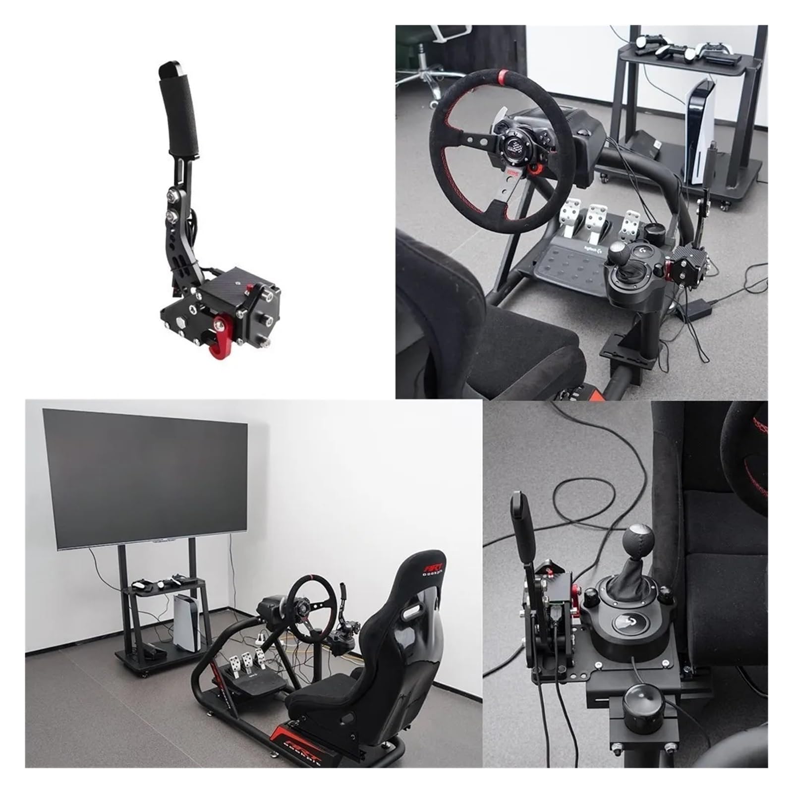 Attuatore Freno Stazionamento Supporto USB Per Freno A Mano PS4/PS5 Per Logitech G29 Per T300, Per XBOX1 XSS XSX Per G920, Per Giochi Corse SIM Per PC(920 B)