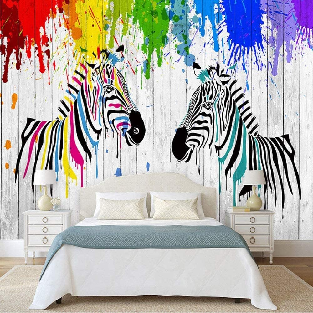 Komar Papel Pintado Fotográfico De Fieltro Shiny Fluid – Colores Para Salón, Dormitorio, Decoración, Papel Pintado, Tamaño: 400 X 280 Cm (ancho X Alto) – 8 Paneles – Ancho 50 Cm
