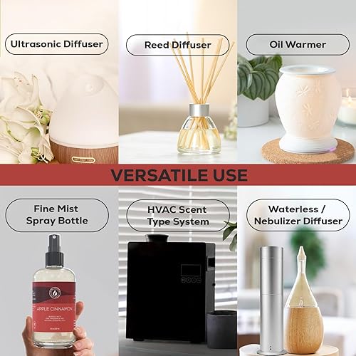 Miniatura 6 de Recarga de aceite esencial natural y orgánico de manzana y canela para difusor de varillas, máquinas de aceites con difusor eléctrico y calentadores