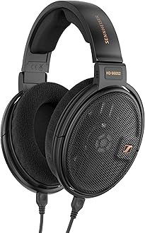 Sennheiser HD 660S2 Headphone - Open-back over-ear headphones for audiophiles. With deep bass extension and refined acoustic performance, for PC, music, studio, gaming, podcasts. Premium black