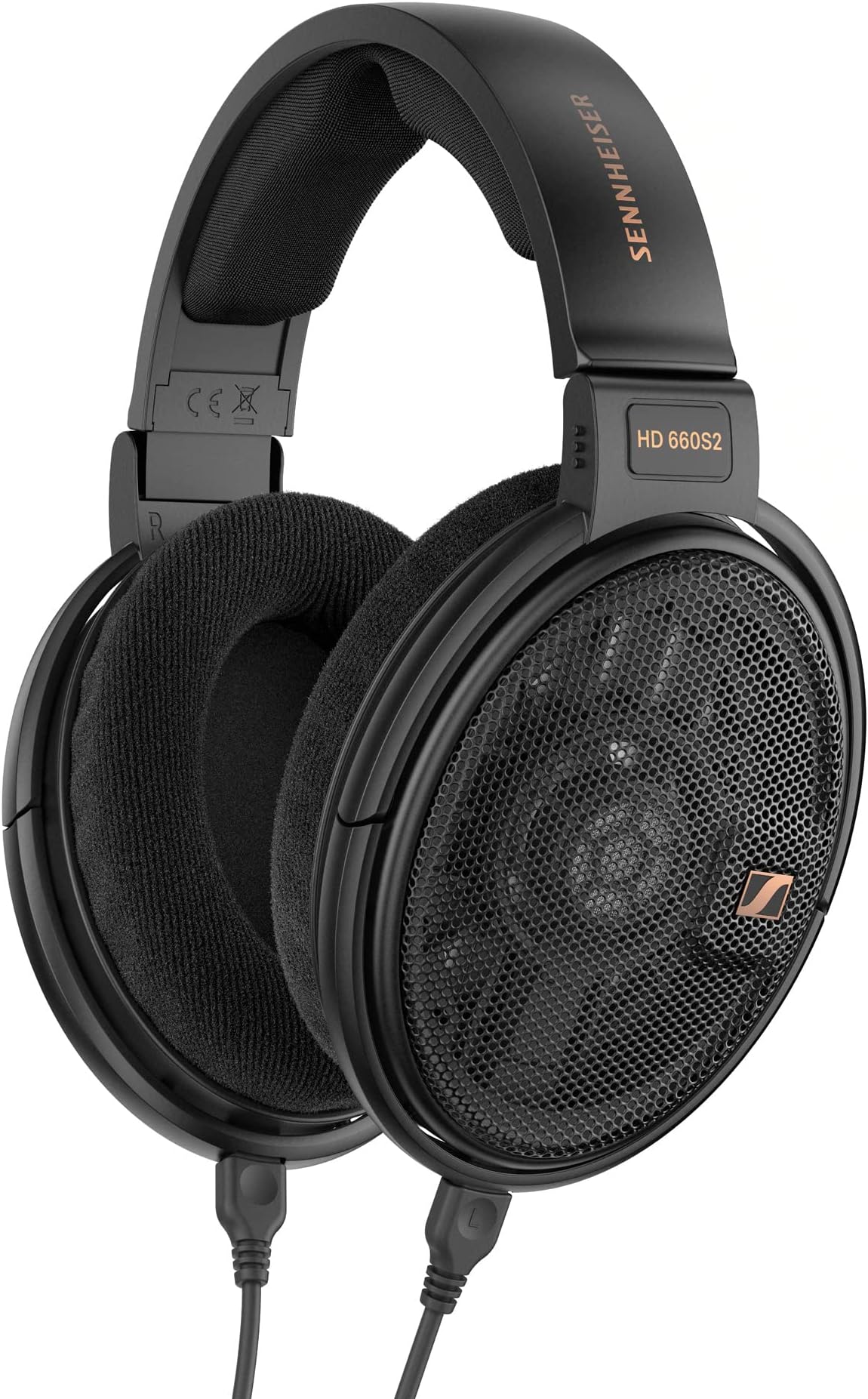 Sennheiser HD 660S2 Headphone - Open-back over-ear headphones for audiophiles. With deep bass extension and refined acoustic performance, for PC, music, studio, gaming, podcasts. Premium black