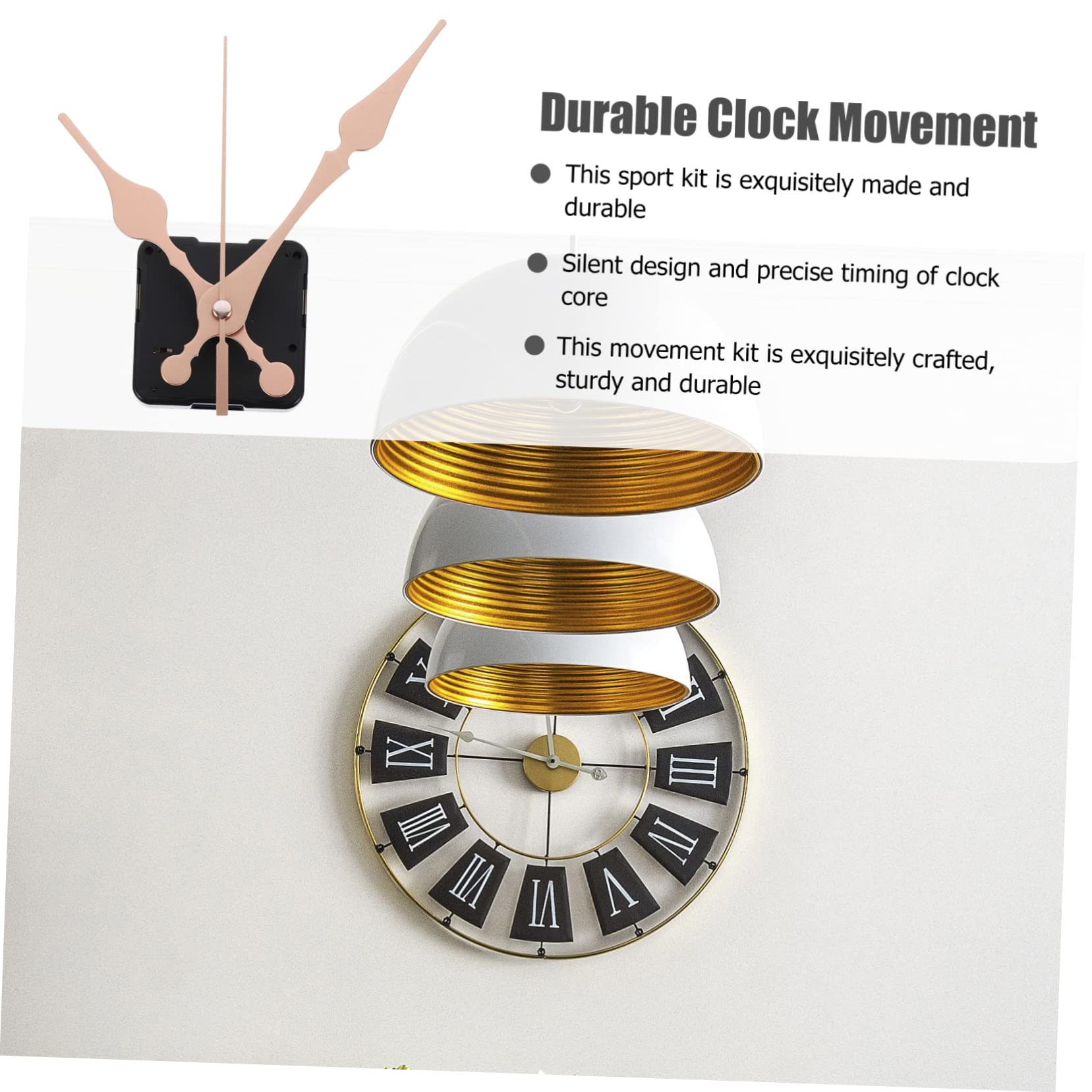 Wanduhr Zifferblatt DIY PVC Zifferblatt Ersatz Ziff Produktbild-Vorschau 7