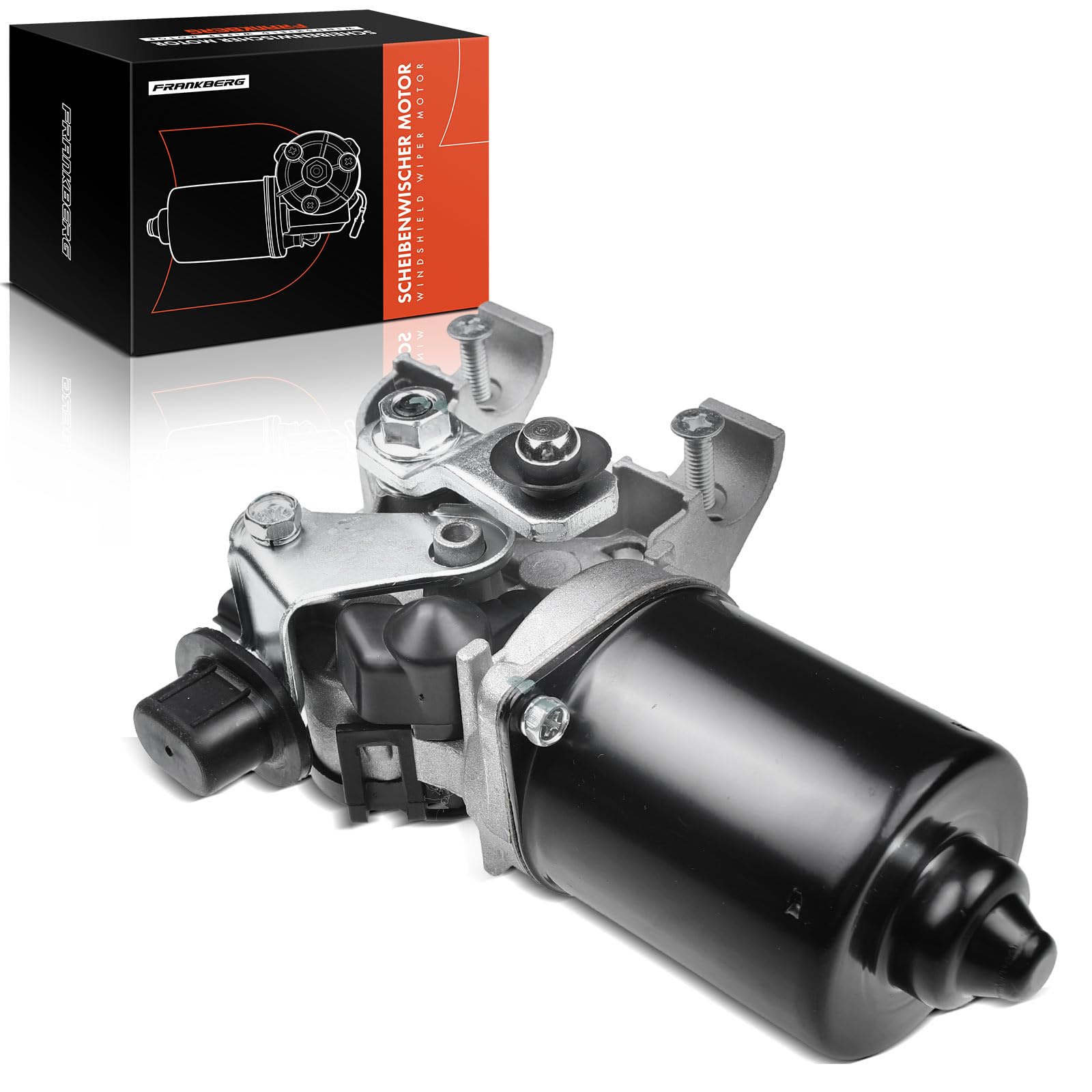 Frankberg Windshield Wiper Motor Front Only for left-hand drive Compatible with Clio IV BH Grandtour KH Hatchback Estate Box 2012-2020 Replace# 288004542R