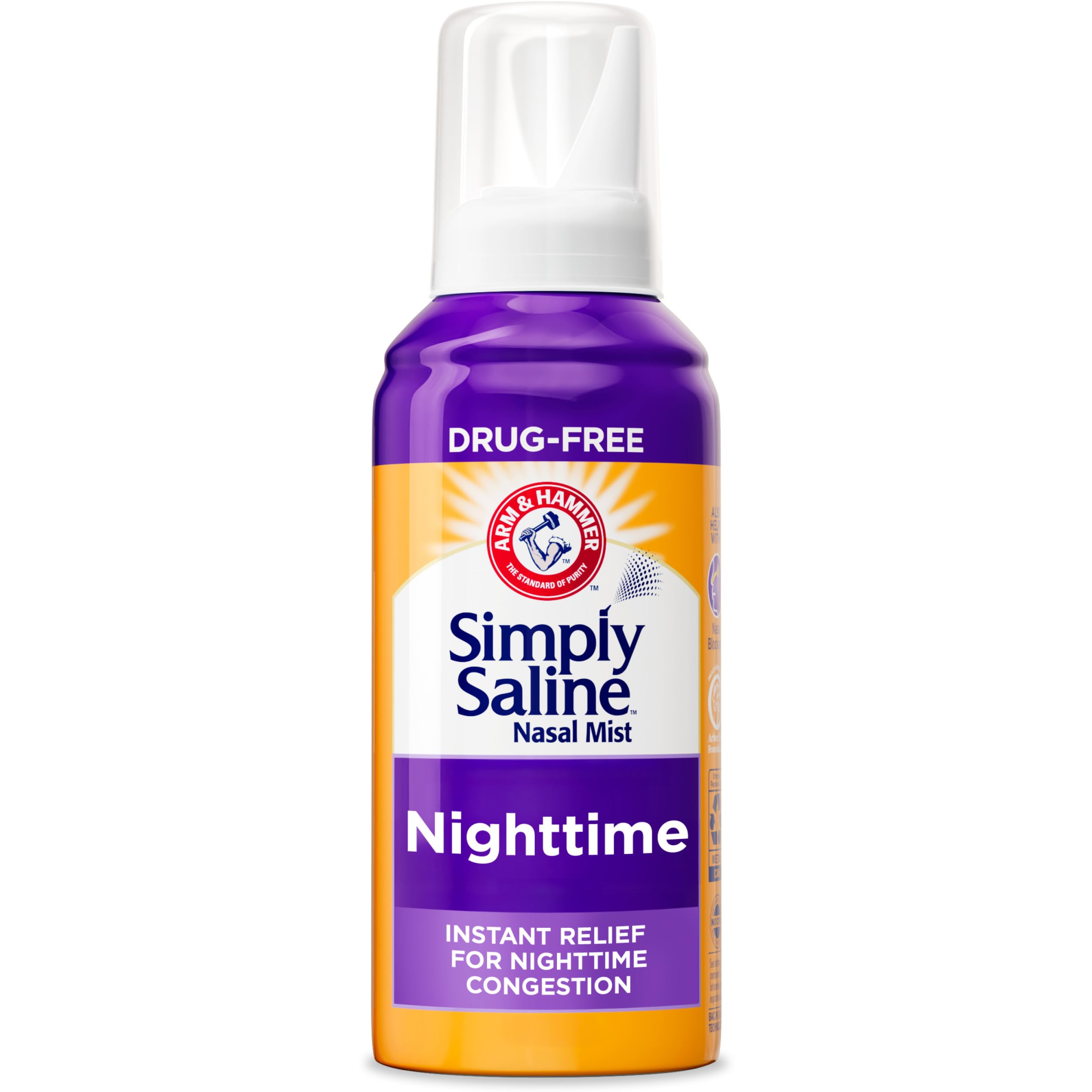 ARM & HAMMER Simply Saline Nighttime Nasal Mist, 4.6 oz