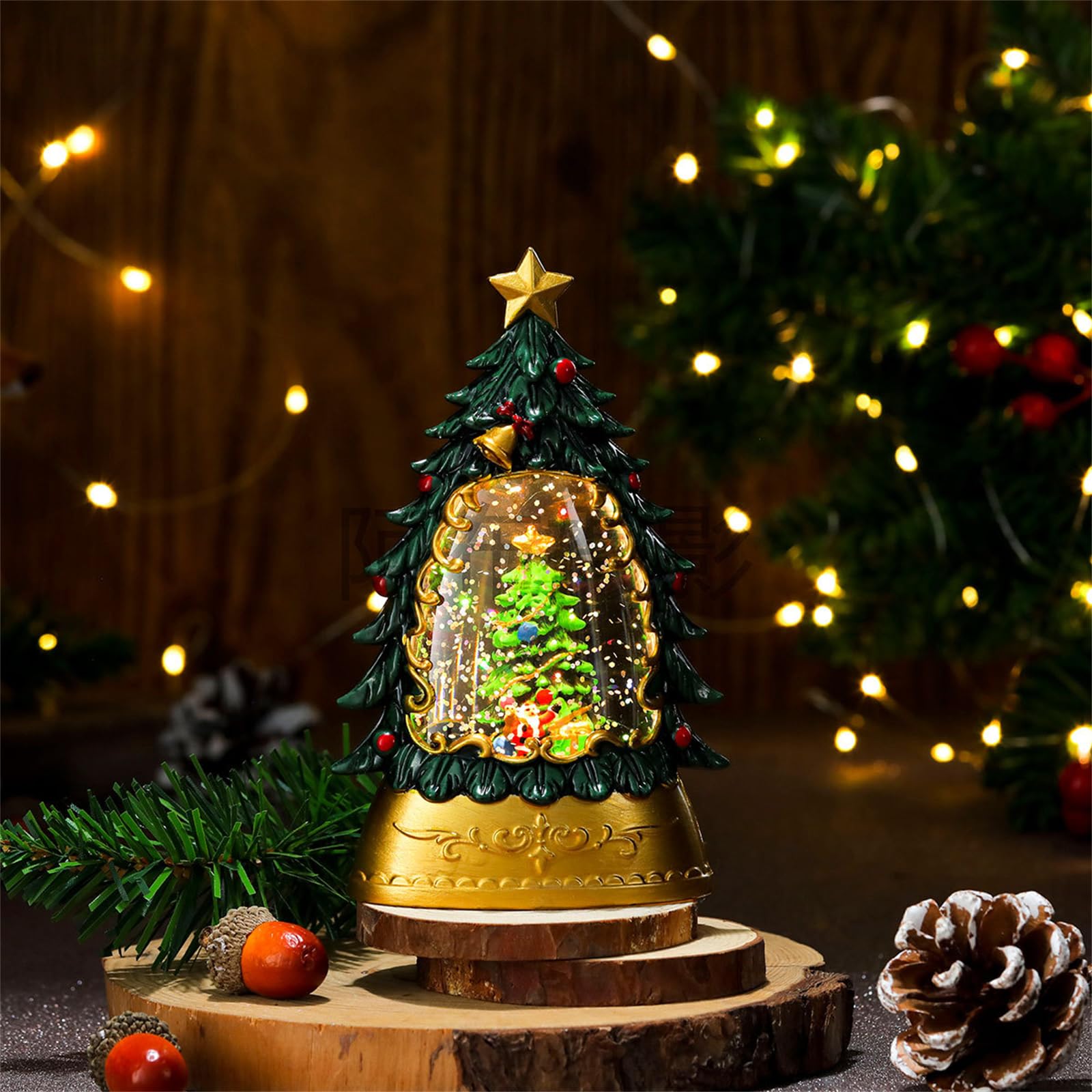 Amazon.co.jp: KACCDE クリスマスツリー型オイルライトオーナメント