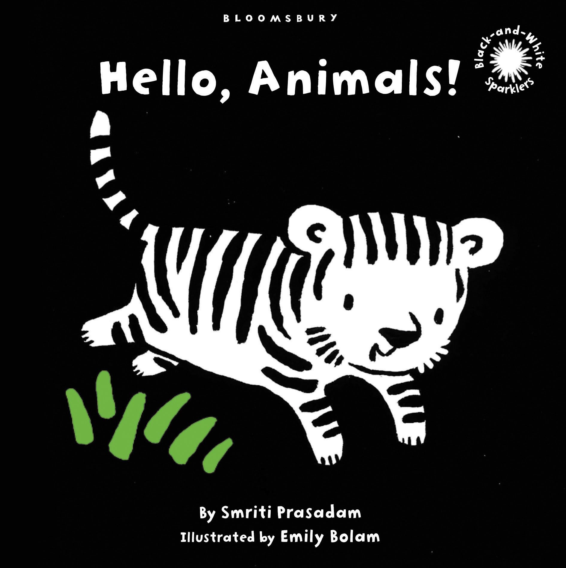 Hello, Animals!: Black and White Sparkler Board Book Board book – 17 May 2010