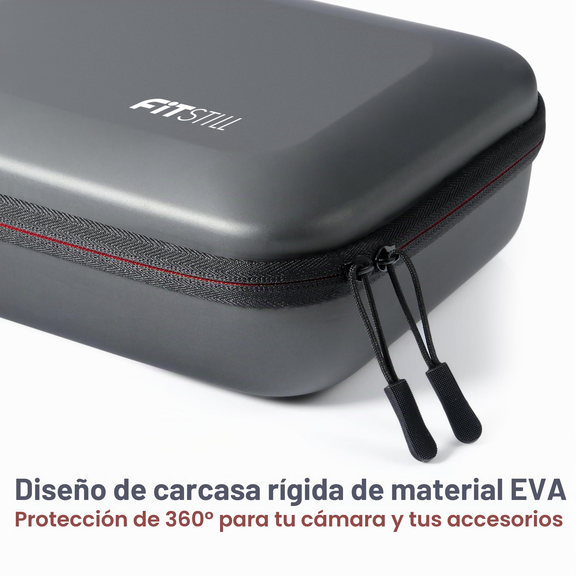 FiTSTILL Funda rígida de transporte y protección para cámaras de acción compatibles con Go Pro Hero 12/11/10/9/8/7/Insta 360