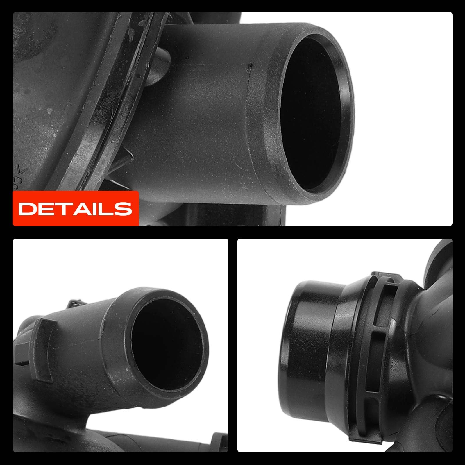 Frankberg Termostat regulator płynu chłodzącego, kompatybilny z 5 F10, 523i, 530i, 2,5 l, 3,0 l, 2009-2013, 7 serii F01, F02, F03, F04, 730i, 740i, 3,0L, 2008-2015, zamiennik 115375806627 (2