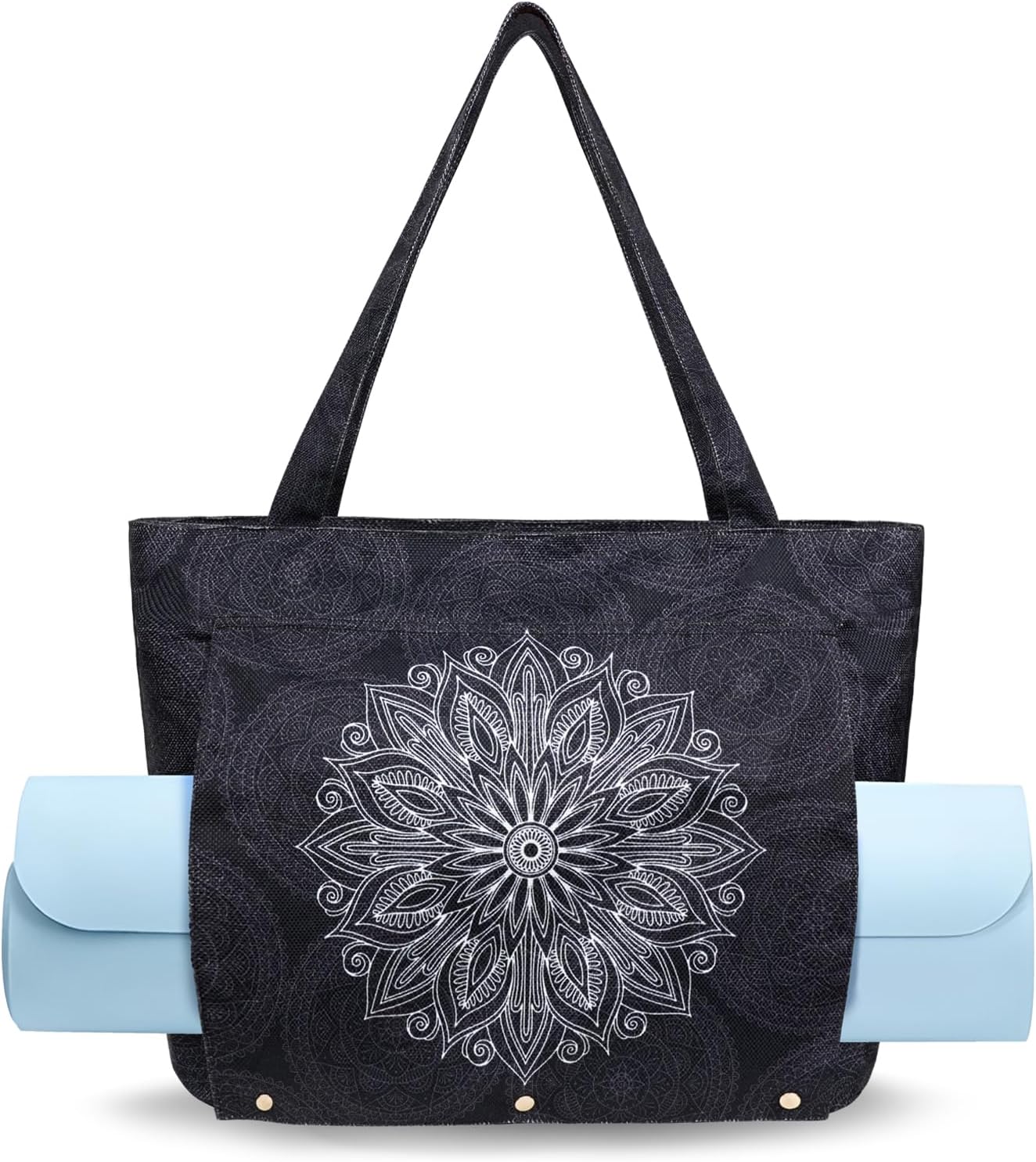 Yoga Mat Bag Yoga Bags and Carriers Fits All Your Stuff Yoga Tote Bag with Zipper Pocket Yoga Mat Carrier Pilates Bag Take in Out Mat Easily