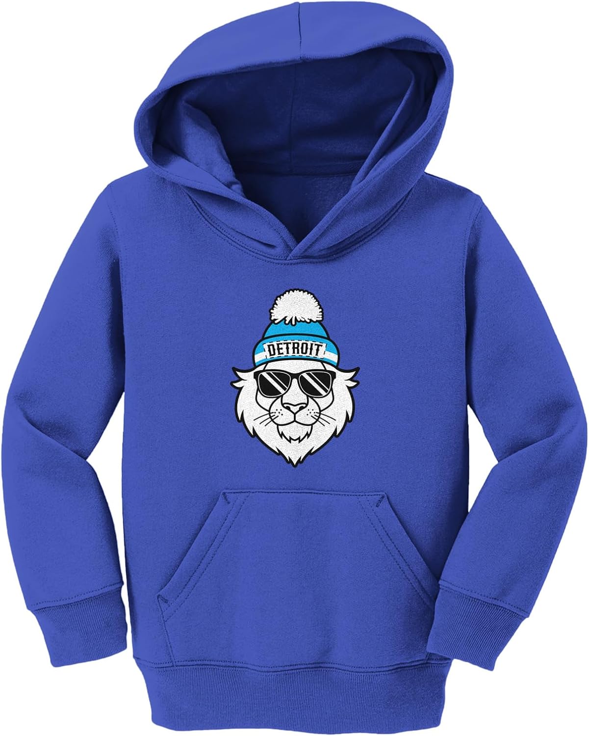Haase Unlimited Lion With Beanie - Shades Detroit Toddler/Youth Fleece Hoodie