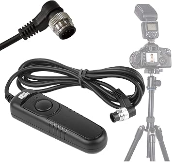 Pixel Remote Commander Shutter Release Cable DC0 Compatible with Nikon Z8 Z9 D3 D4 D5 D6 D800 D850 D810 D700 D500 D300 D200 F6 F100 F5 F90X F90 N90s D1X D2H D3X Compatible with Nikon MC-30A
