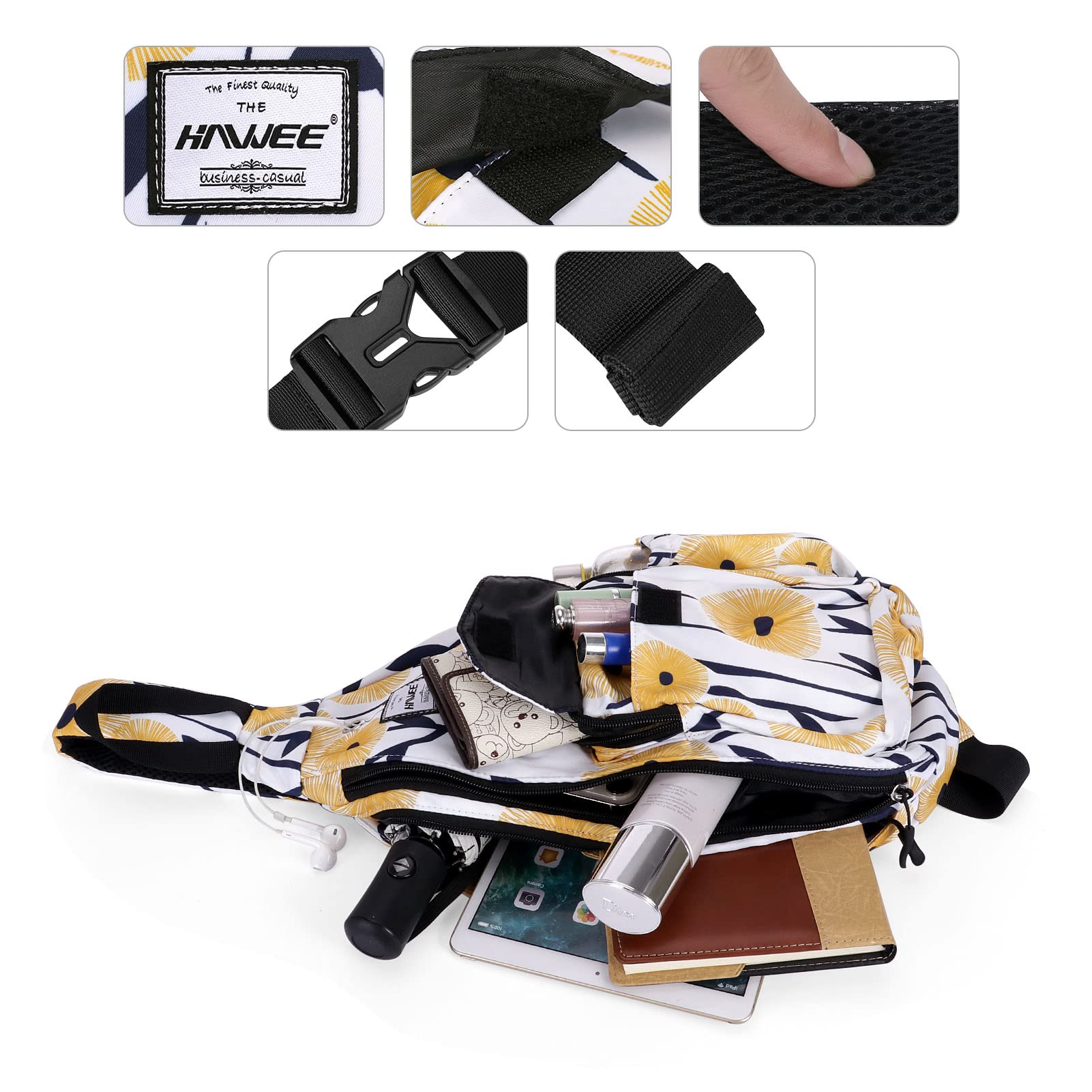 Borsa a tracolla in corda per donne e uomini, stile casual, con tracolla regolabile, per viaggi e sport, Dente di leone, One Size, Zaino daypack