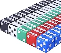 Vista 2 de AUSTOR - Juego de 50 dados, 50 Piezas Cuadrado A