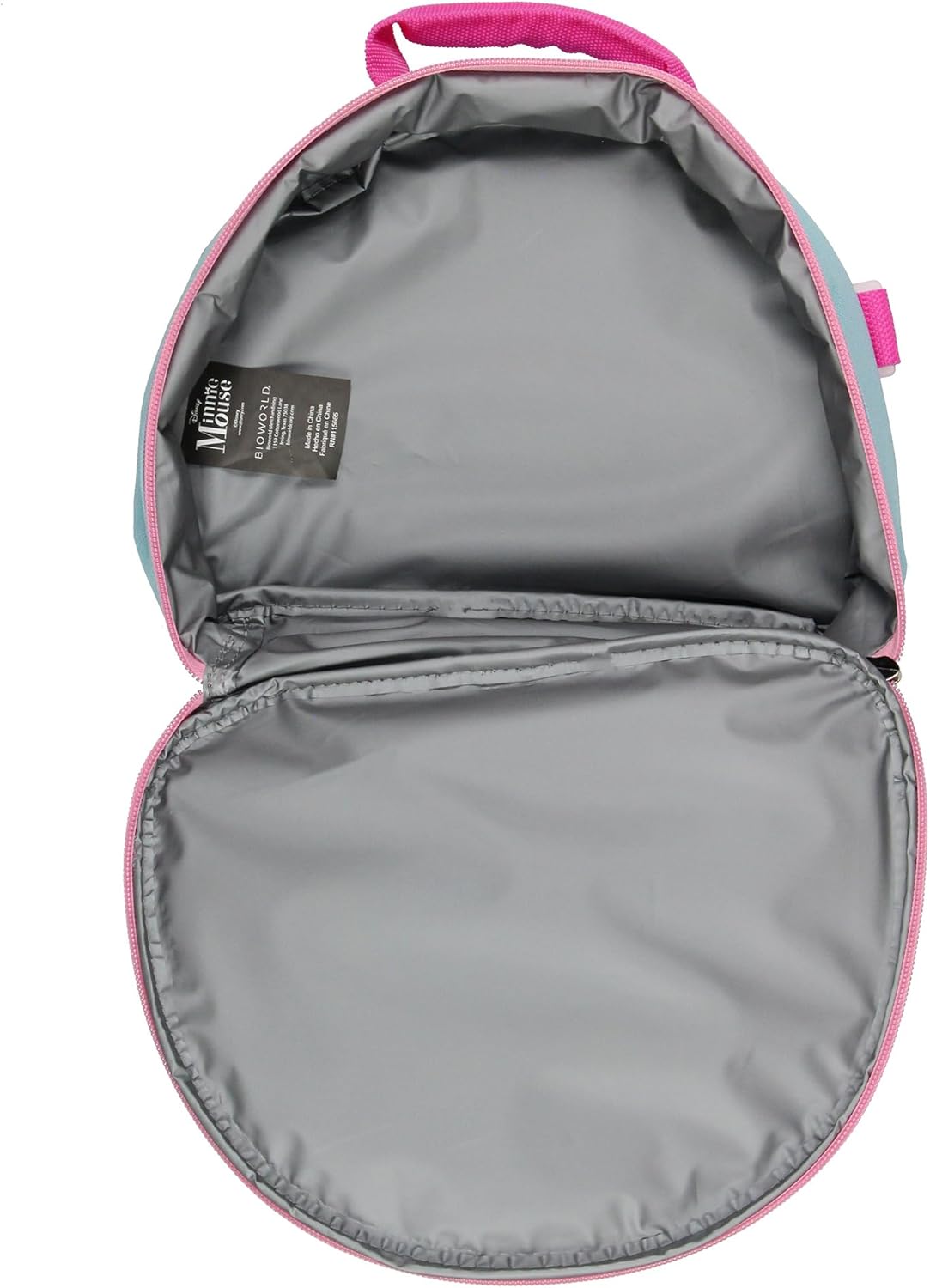 Disney Minnie Mouse Choose Happy 5pc Set Backpack Lunch Box Key Chain Pencil Case Carabiner 16" - Image 7