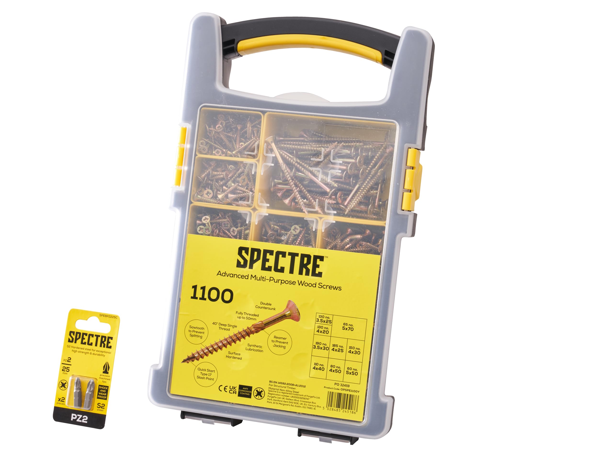 F/FIX ORGANISER PRO SPECTRE SCREW KIT 1100PC