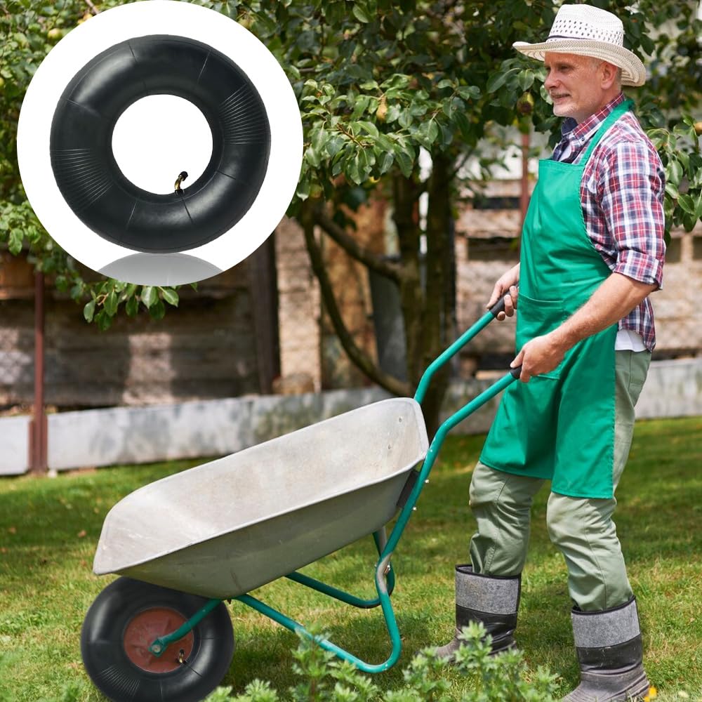 Slang voor kruiwagen, 4,80/4,00-8, reserveslang, reservebanden voor bijvoorbeeld luchtbanden met sterk draagvermogen, gebogen ventielschacht, 4,80/4,00-8 inch slang voor kruiwagens, grasmaaiers