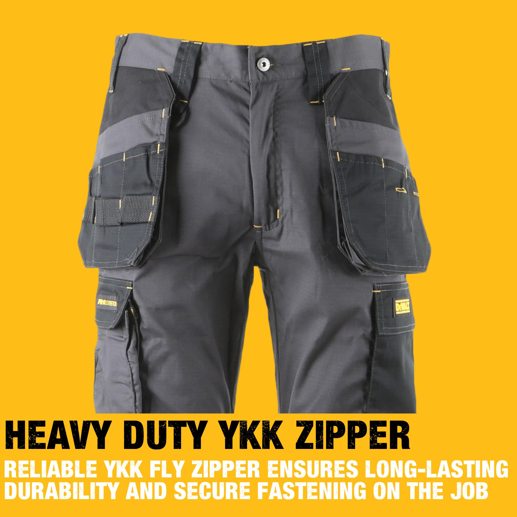 DEWALT Men's Fairhaven Pro-Stretch, Slim Fit, Holster Pocket Work Trousers — view 5