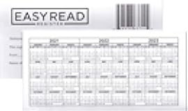 Checkbook Transaction Register with 2021-2022-2023 Calendars