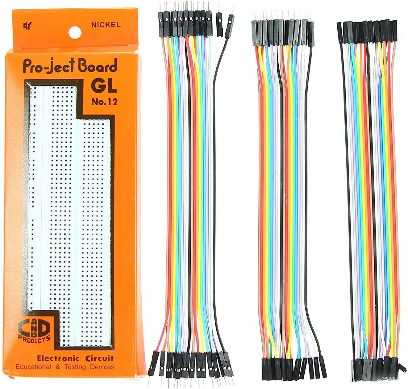 KIT-0010 Breadboard + 60 Pieces Jumper Wires Set