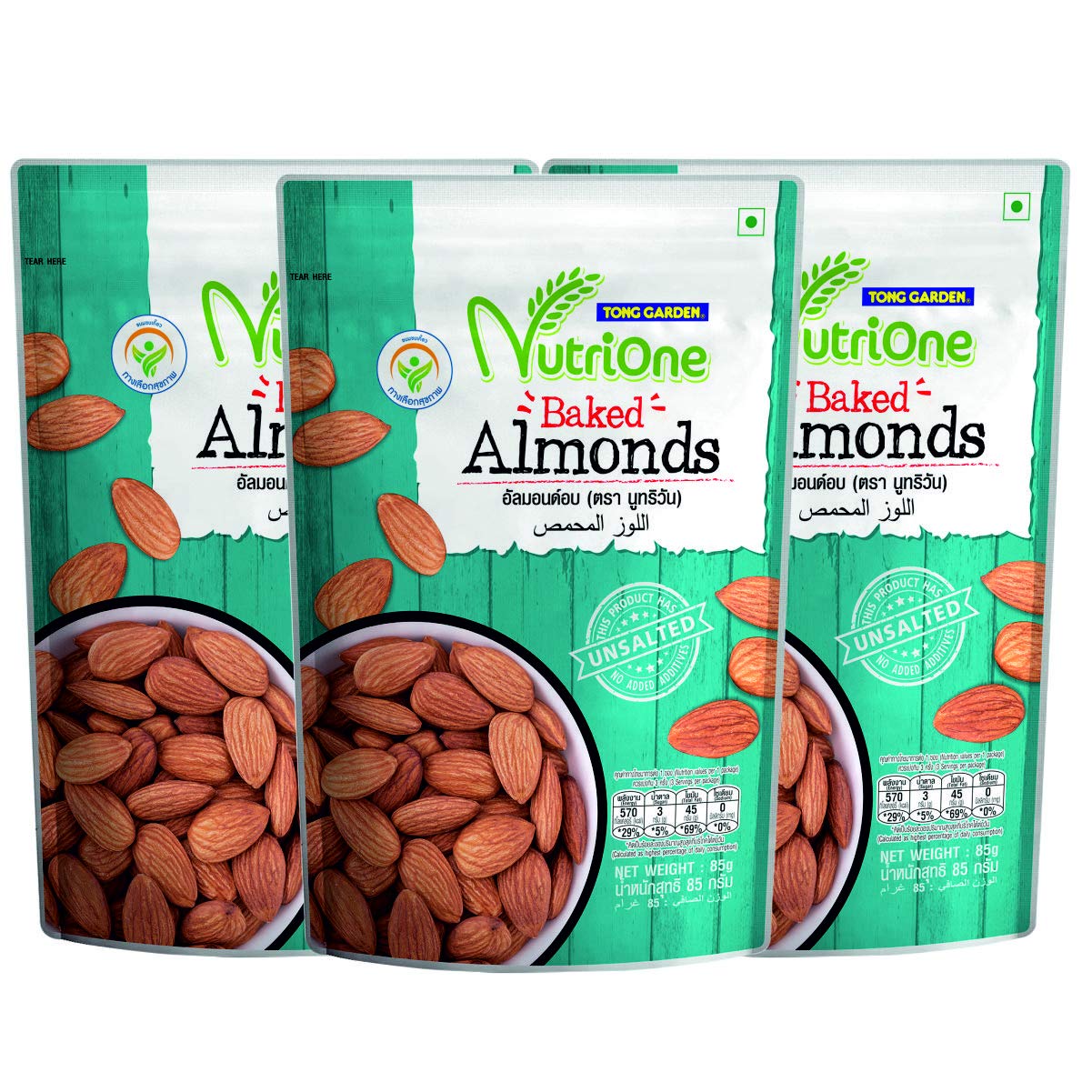 Tong Garden Imported - Baked Almond, 85g, Pack of 3 (B07Y85QFGT) Amazon Price History, Amazon Price Tracker
