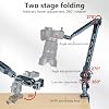 Brazo mágico resistente, soporte aéreo de escritorio, capacidad de peso de 5 kg | Cuello de ganso de aleación de aluminio con rotación de 360° para cámara, ajuste flexible, compatible con soportes para teléfono/iPad, disparo vertical de escritorio 3