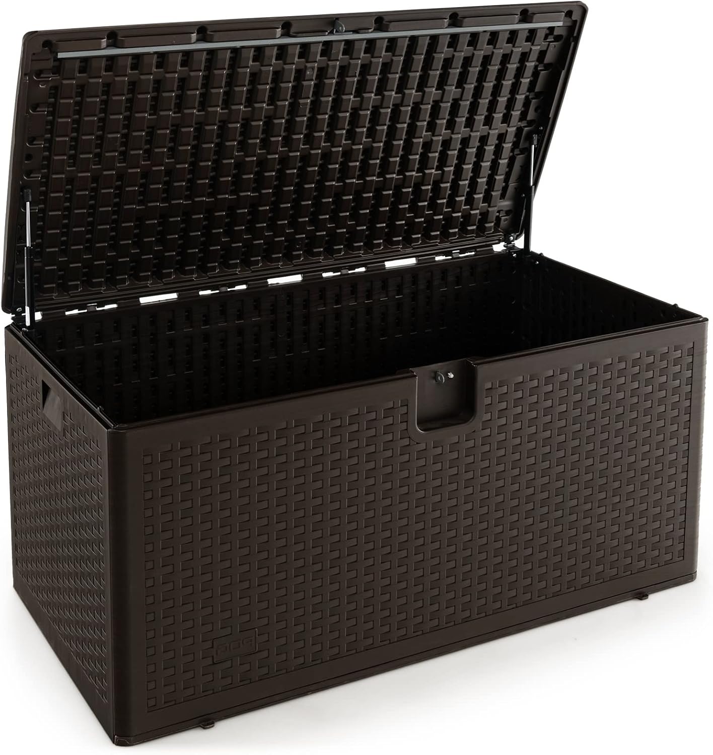 COSTWAY 400L/454L/490L Garden Storage Box, Weather Resistant Deck Box