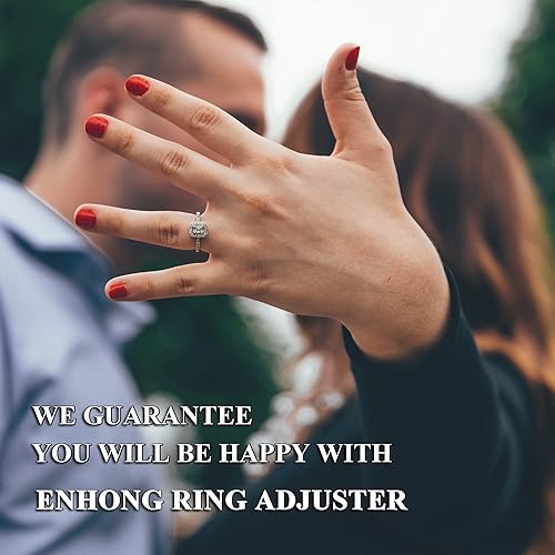 Miniatura 7 de Ajustador de anillo para anillos sueltos, ajustador de anillo para anillos sueltos, mujeres y hombres, tensores de anillos de silicona dorados,