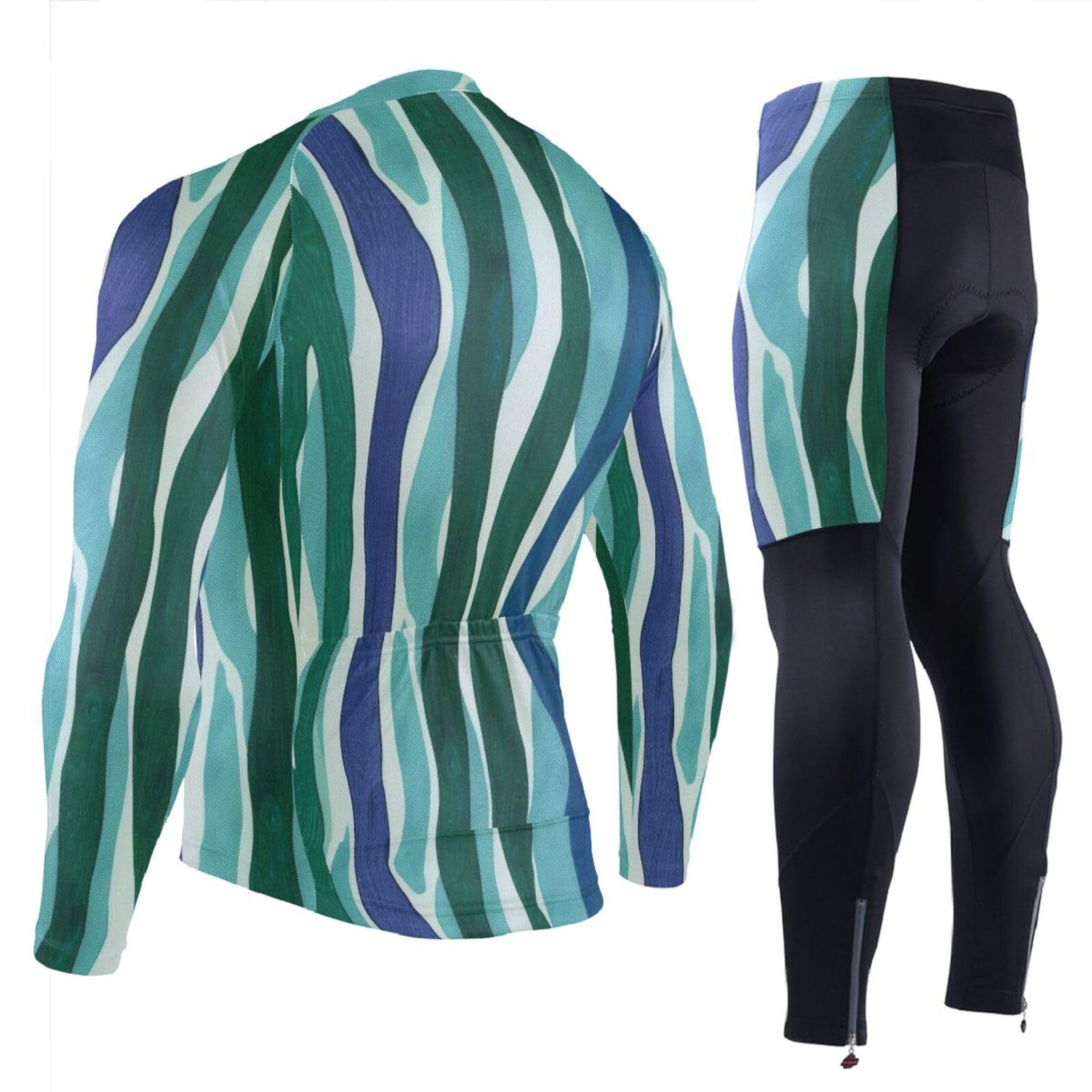 Herren-Radtrikot mit Taschen, Windbreaker, Radsport-Shirts für Herren, 3D-gepolstert