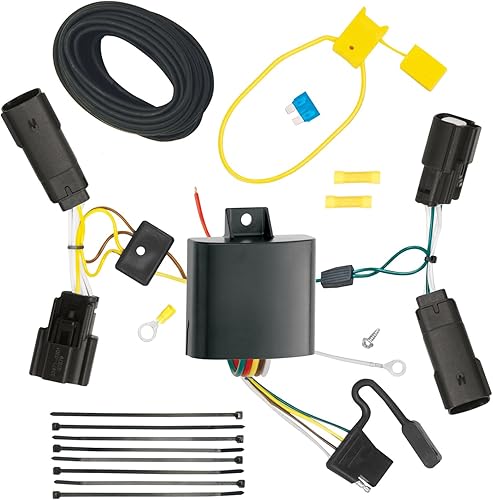 Tekonsha Arnés T-One® T-Connector, plano de 4 vías, compatible con Ford Fusion seleccionada