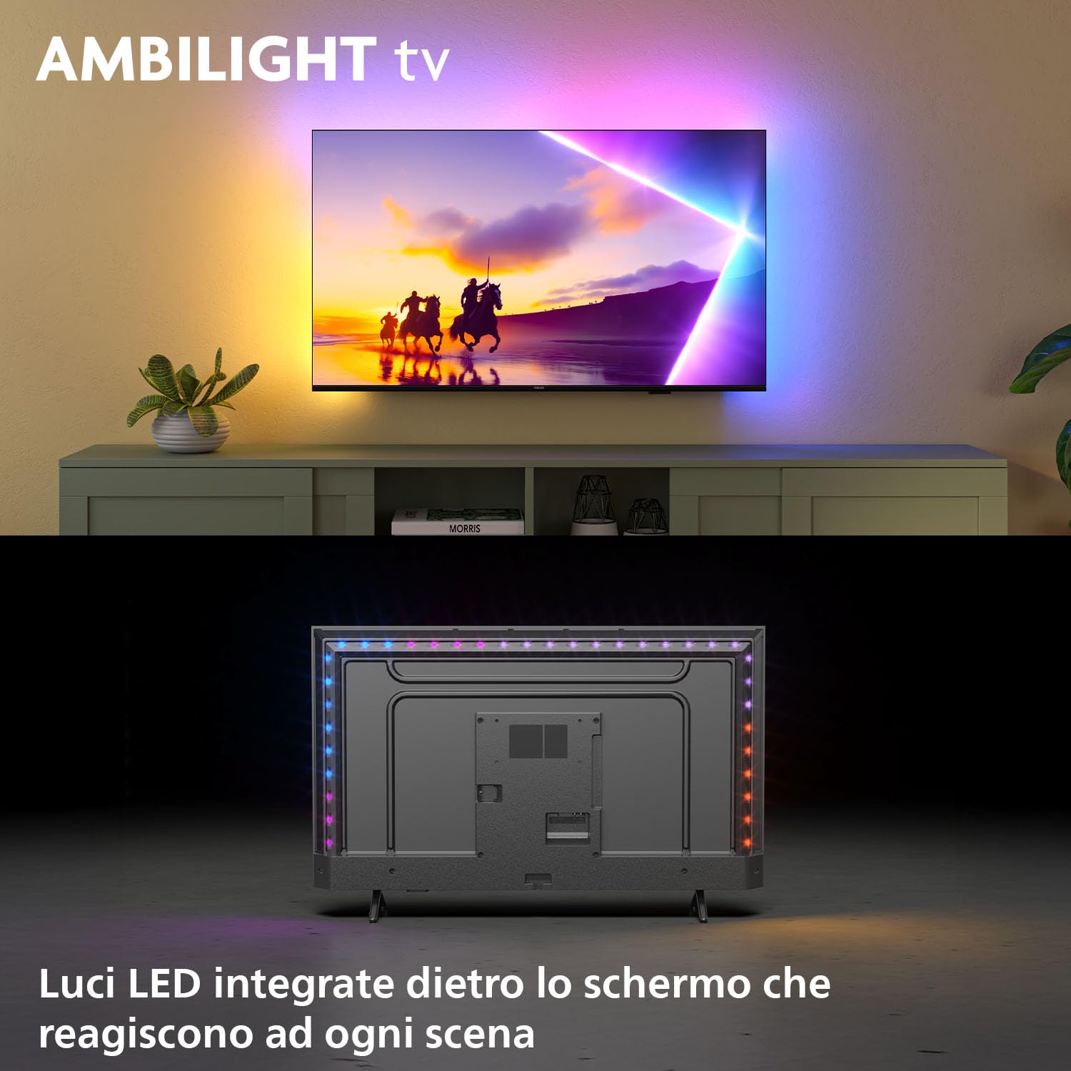 Philips Ambilight 43PUS8510 Smart TV 4K 43 Pollici - Dettaglio