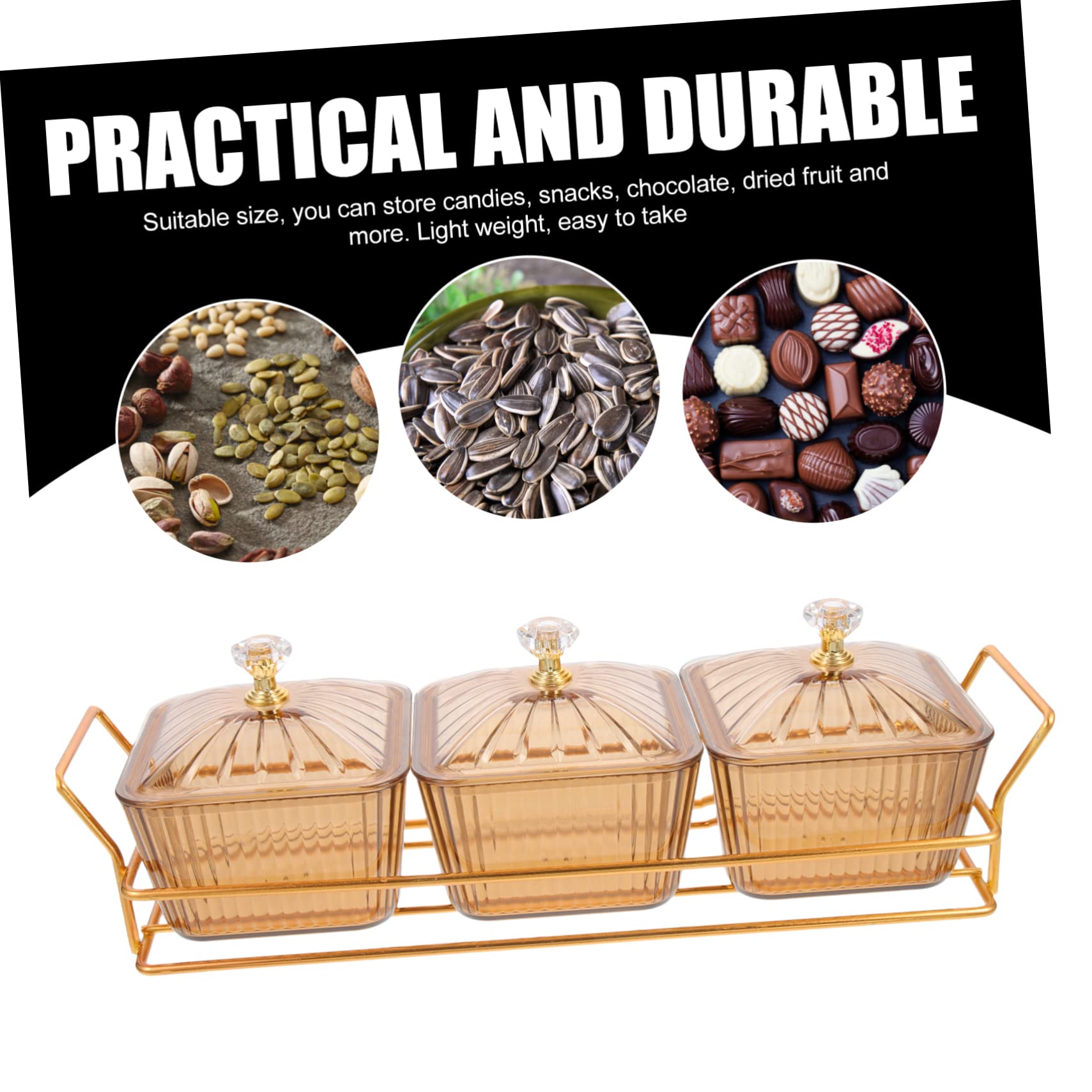 1juego Plato De Aperitivos con Bandeja para Snacks Diseño De Compartimentos para Fiestas y Bodas Plato De Dried Fruit para Servir Comida y Dulces