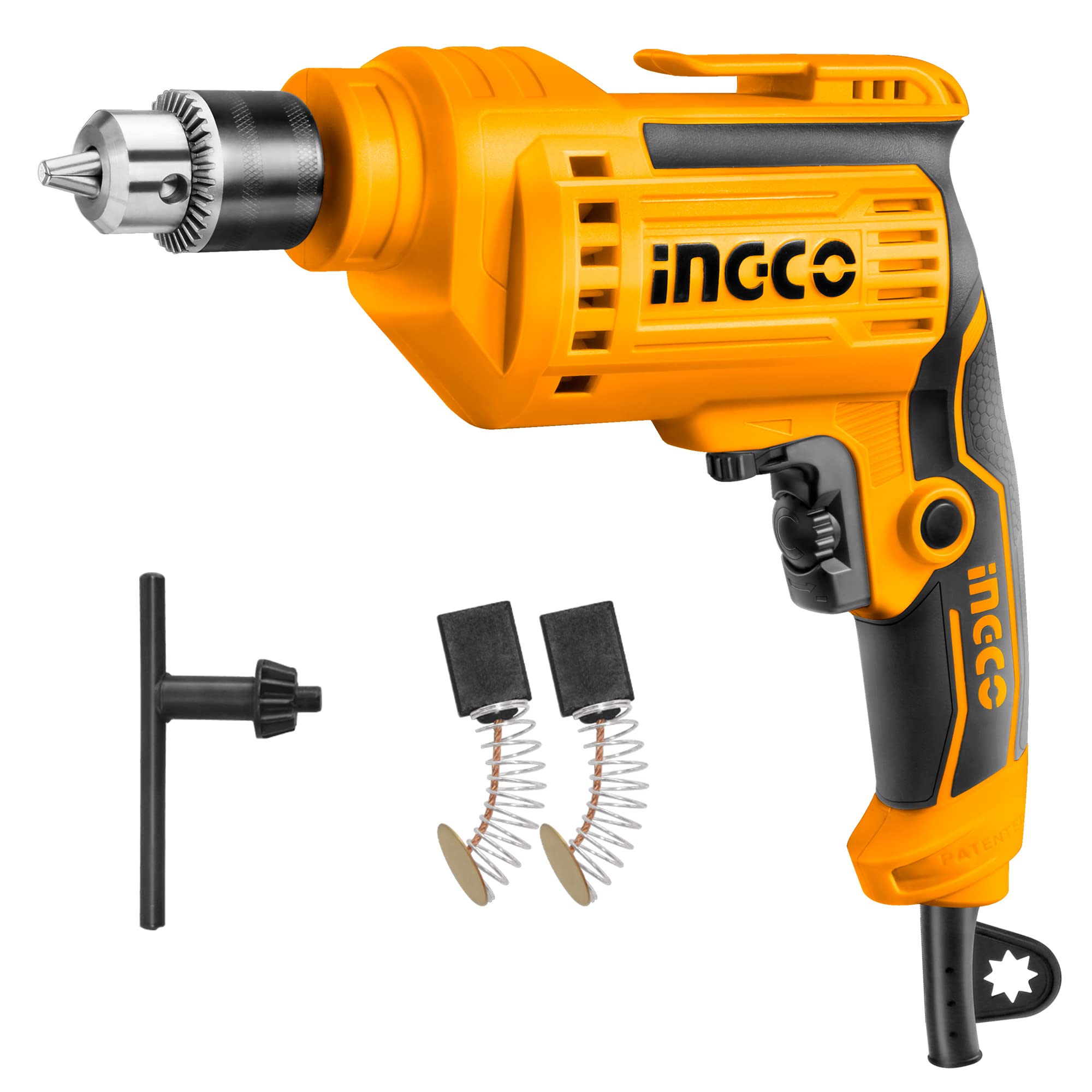 INGCO Electric Drill, 500W and 3300RMP Power Drill, Corded Electric Drill, 1.0-10 millimeters Chuck Capacity Power Drill, Variable Speed, Froward/Reverse Switch, Yellow (B09T3K4LBS) Amazon Price History, Amazon Price Tracker